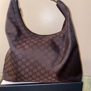 Gucci Nylon Brown Purse